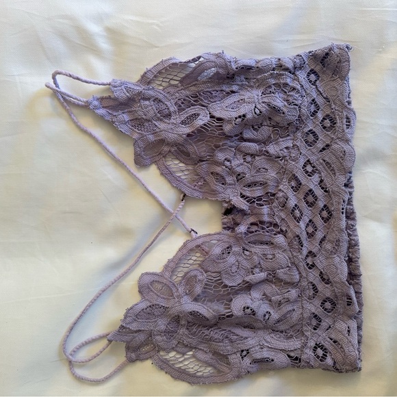 Free People Adela Bralette in Lavendar - Picture 3 of 5